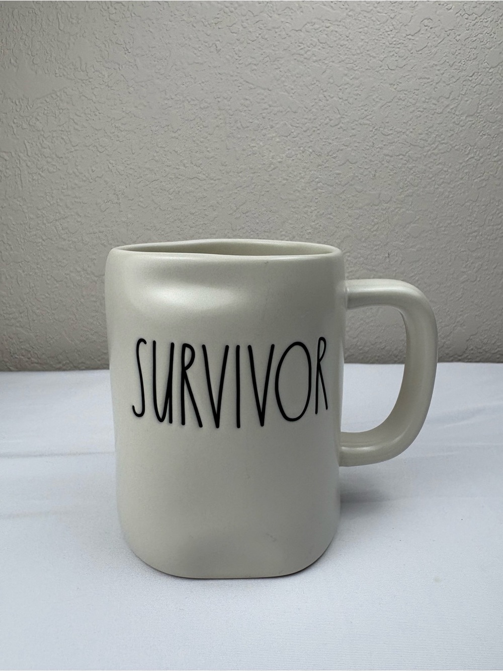 Rae Dunn Artisan Collection by Magenta- “SURVIVOR” for Breast cancer Survivor